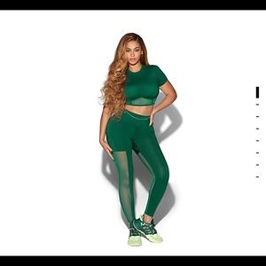 Ivy Park Mesh 3-Stripes Tights